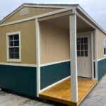 4708 12x20 Side Porch Cabin 1 - Allen Portable Buildings