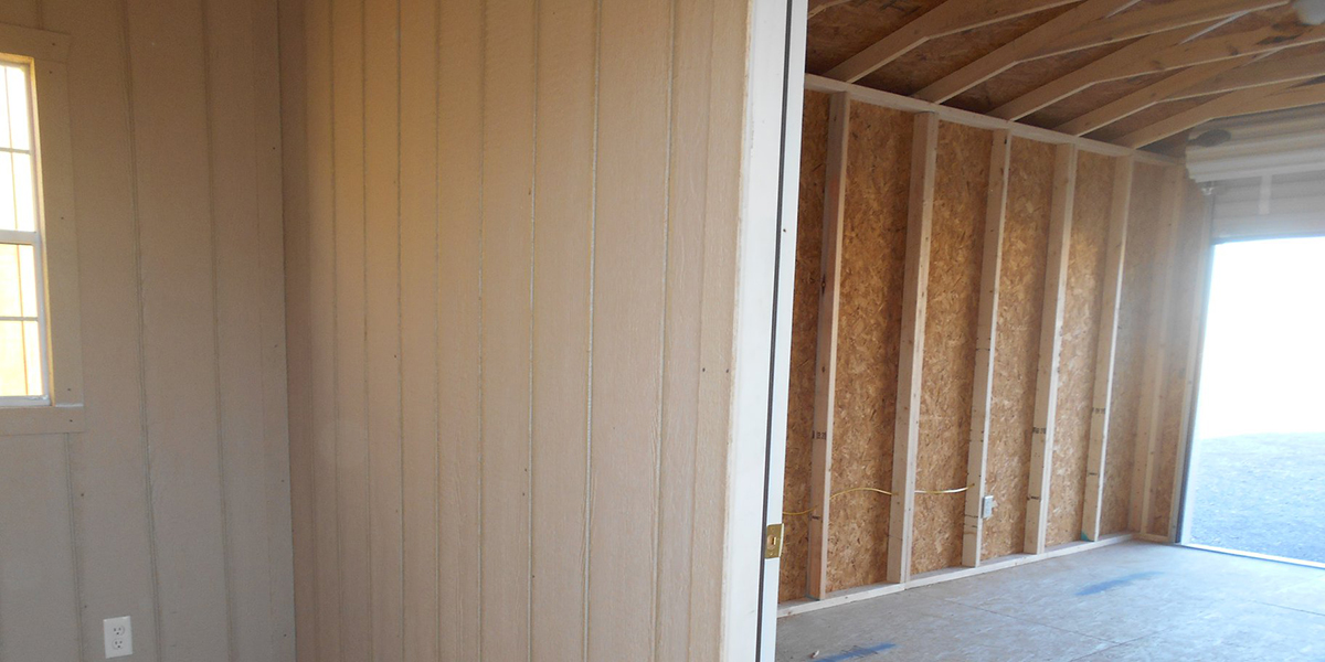 how to insulate a garden shed