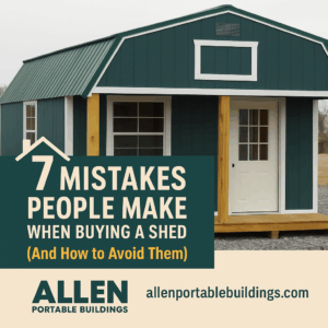 7 Mistakes People Make When Buying a Shed